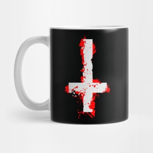 Blood Cross white (Crucifix) Mug